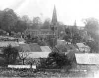 Church from Corby Rd, B&W.jpg (35946 bytes)